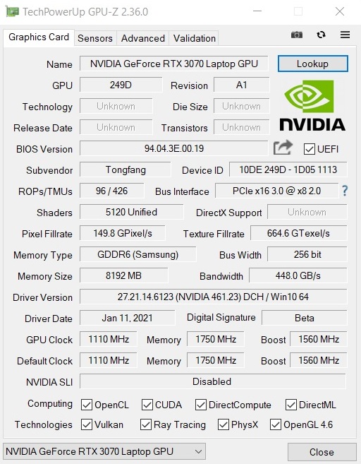 Performance Test: GeForce RTX 3070 Laptop & 3080 Laptop - Reviews