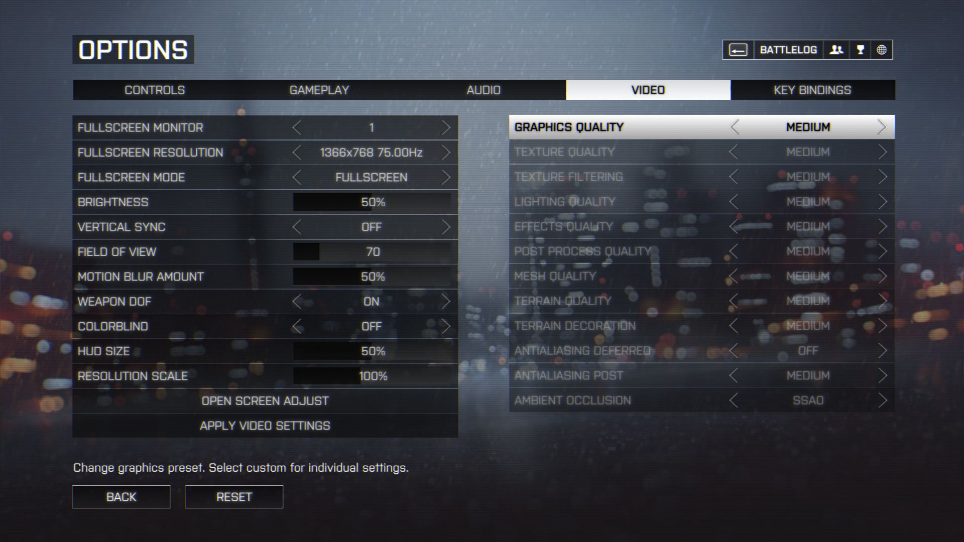 Enable high tick rate for Battlefield 4