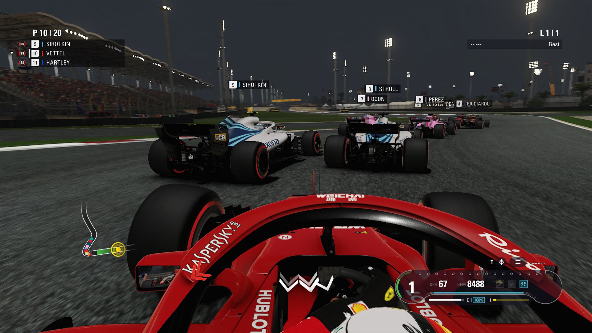 f1 2018 demo details