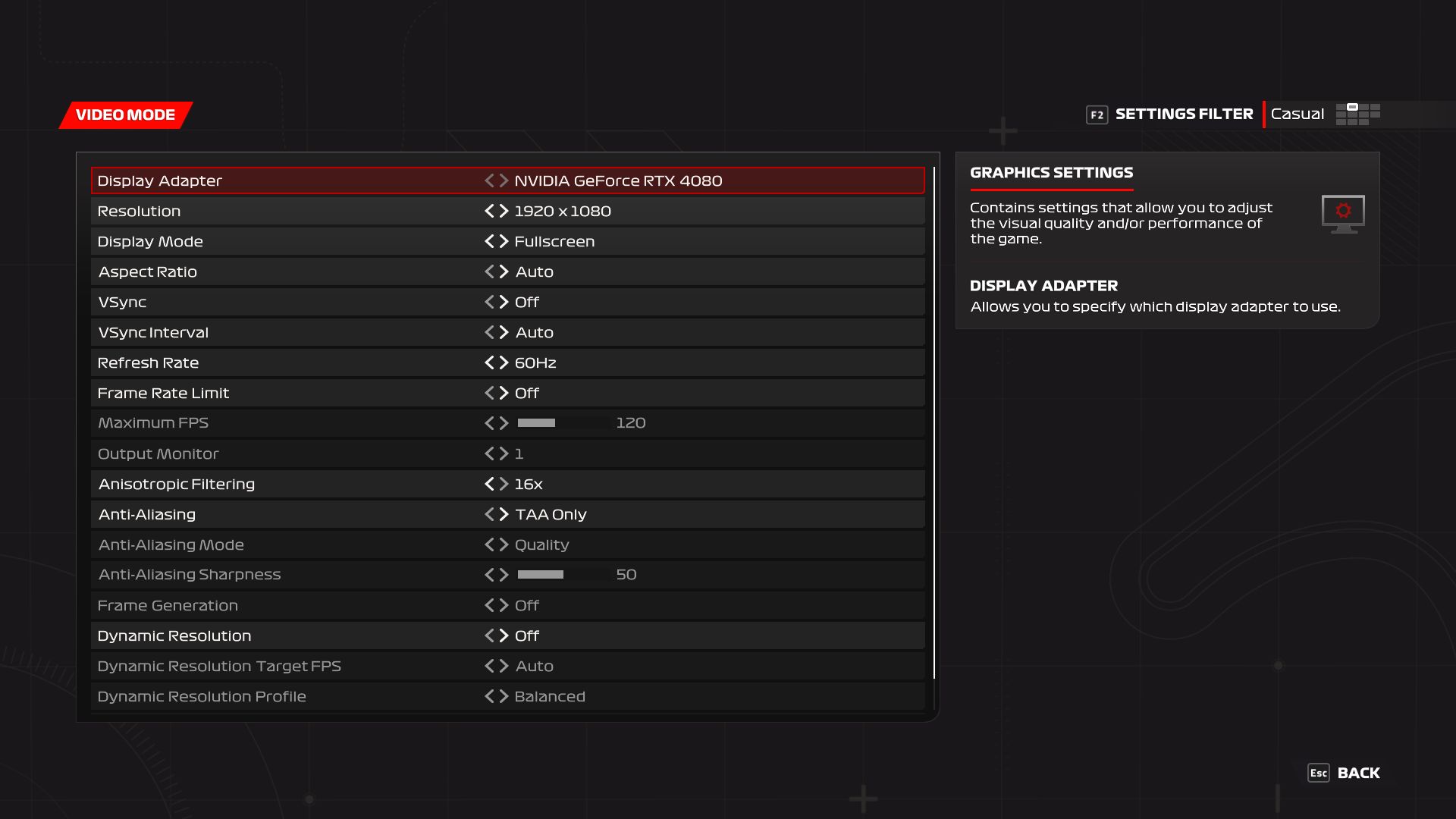 F1 22 VR PERFORMANCE TEST, 3080ti