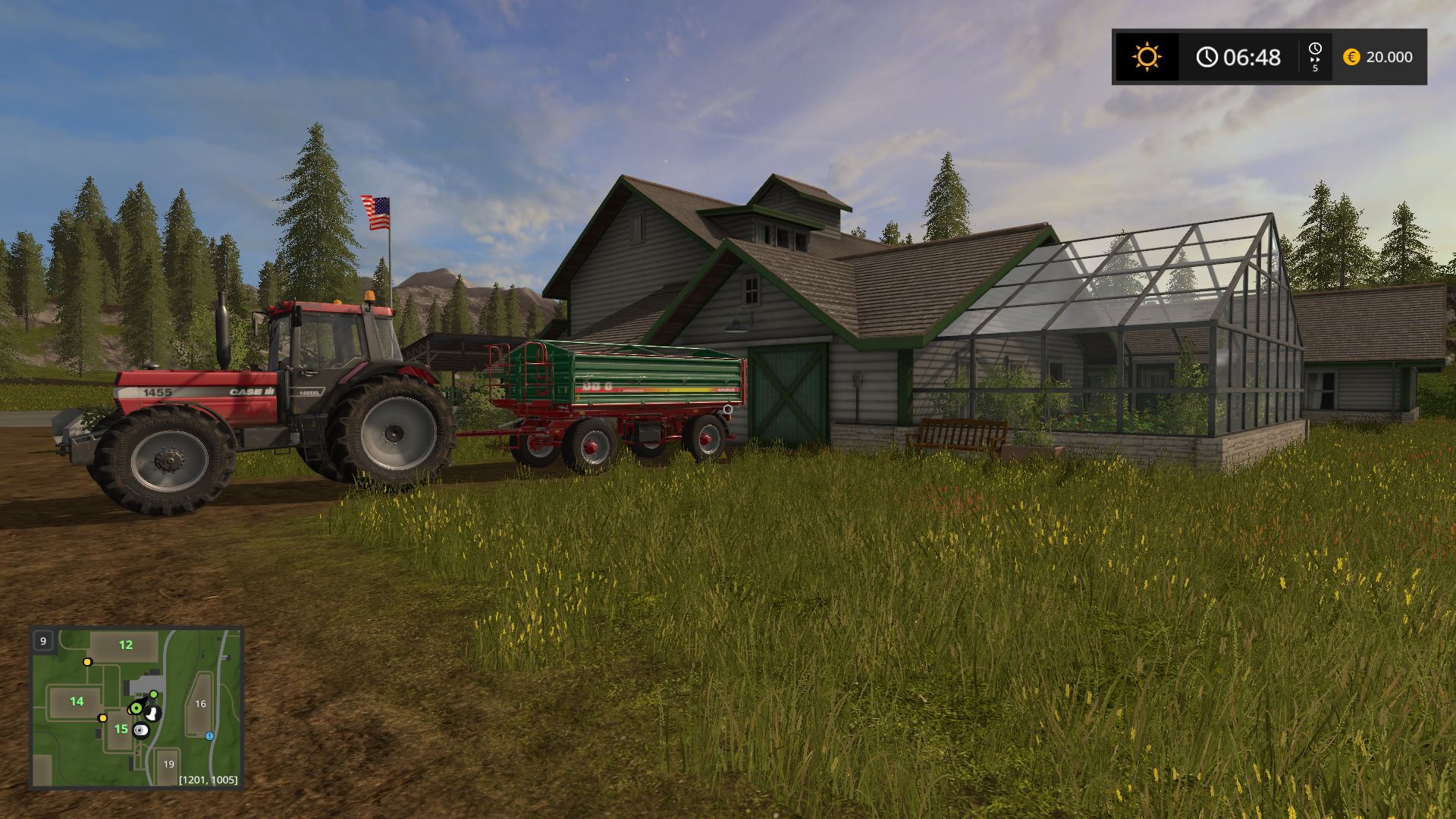 MOVING COW & PIGS TO BARN RANCH SIMULATOR GAMEPLAY #4