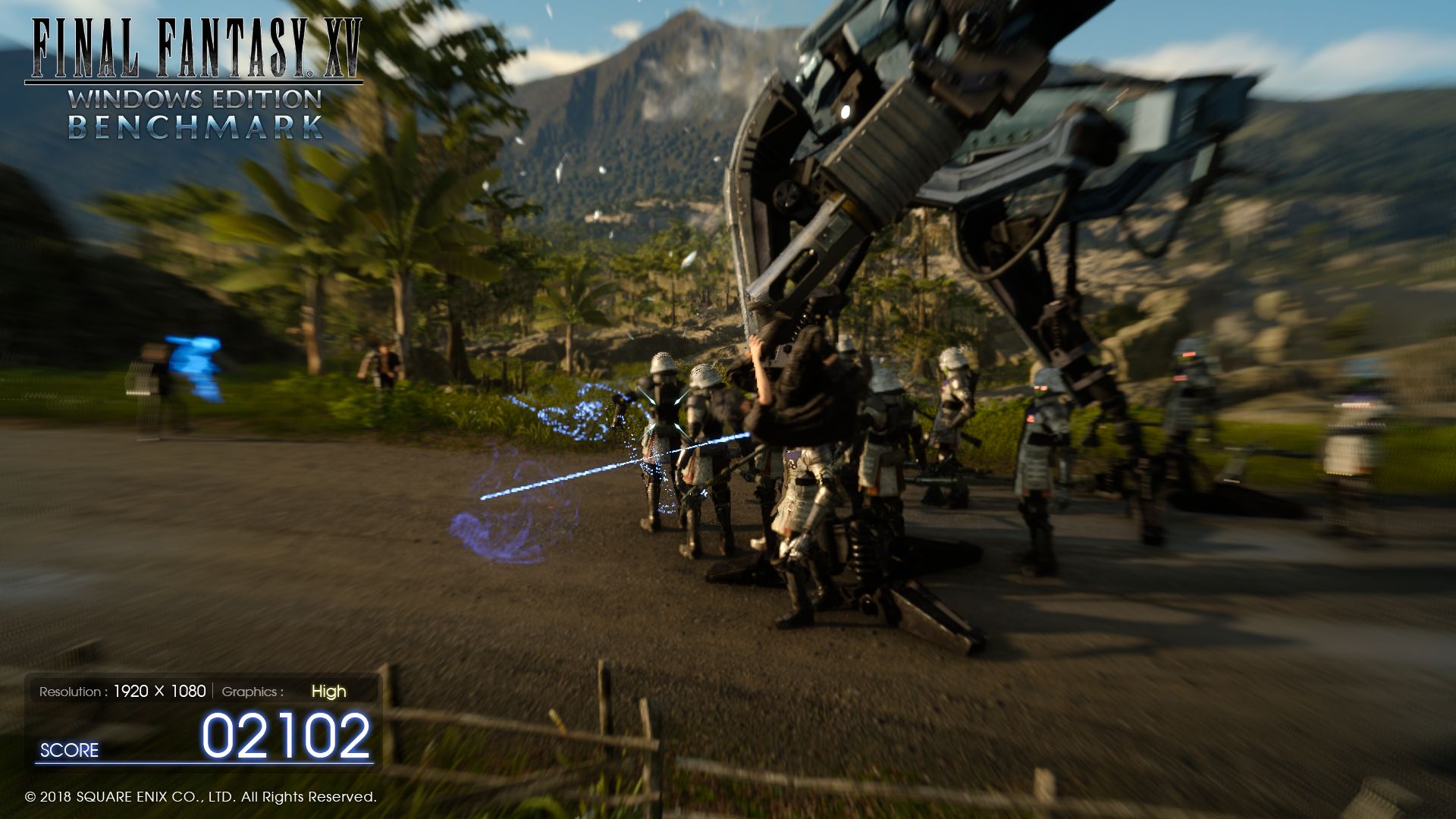 FINAL FANTASY XV WINDOWS EDITION Benchmark