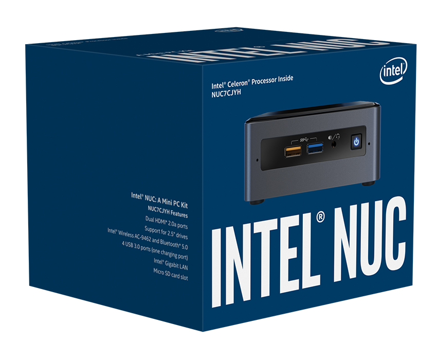 ＜メモリ付・訳アリ＞Intel nuc NUC7CJYH