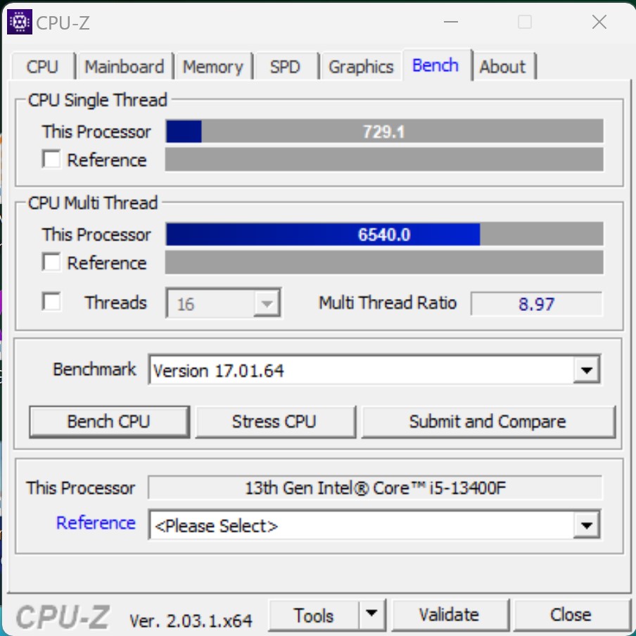 Intel Core i5-13400F desktop CPU in review: Economical and 