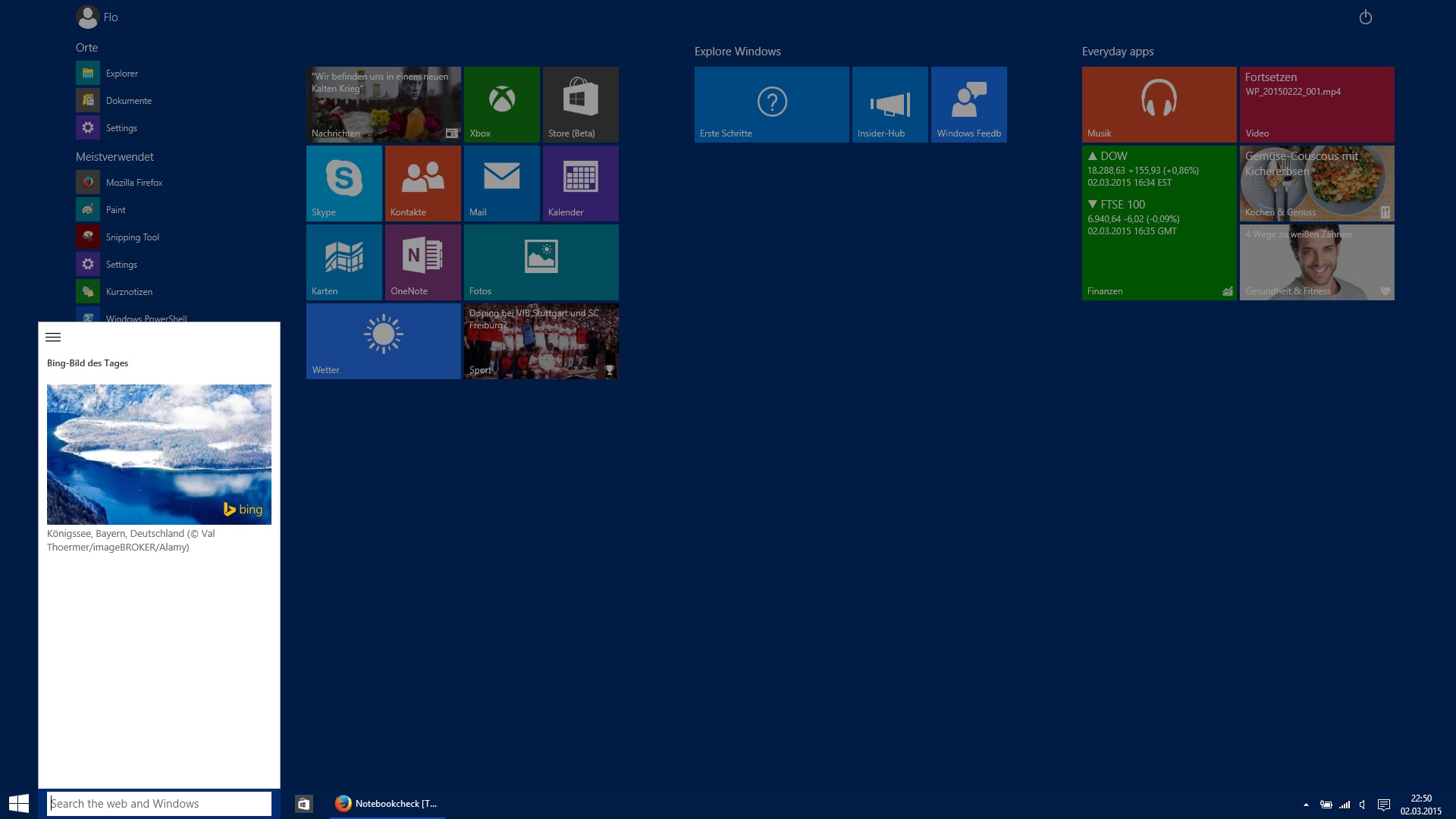 Windows 10 Technical Preview Impressions - NotebookCheck ...