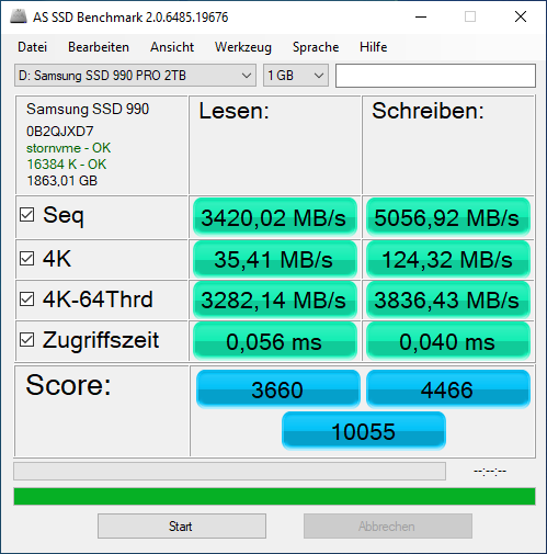 Samsung 990 Pro SSD – Hardware Information Update! – NAS Compares