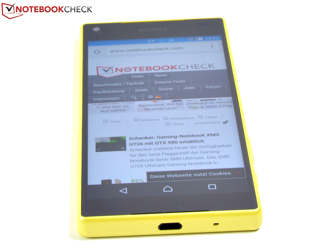 Flikkeren Verbaasd Ijver Sony Xperia Z5 Compact Smartphone Review - NotebookCheck.net Reviews