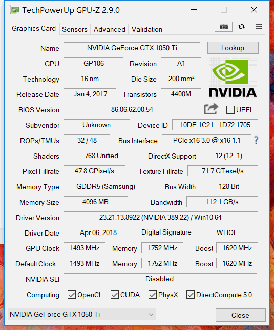 1050 ti mobile 2025