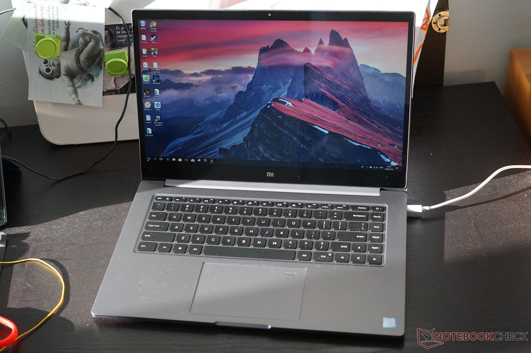 Xiaomi Mi Notebook Pro (i7-8550U) Laptop Review - NotebookCheck ...