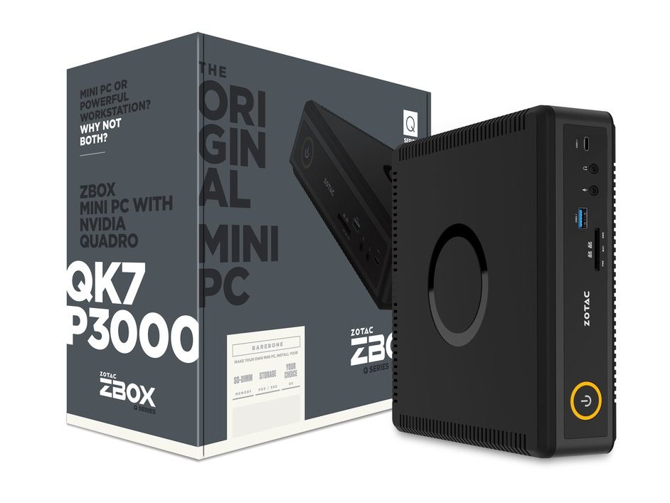 Zotac ZBOX QK7P3000 i7 7700T Quadro P3000 Mini PC Review