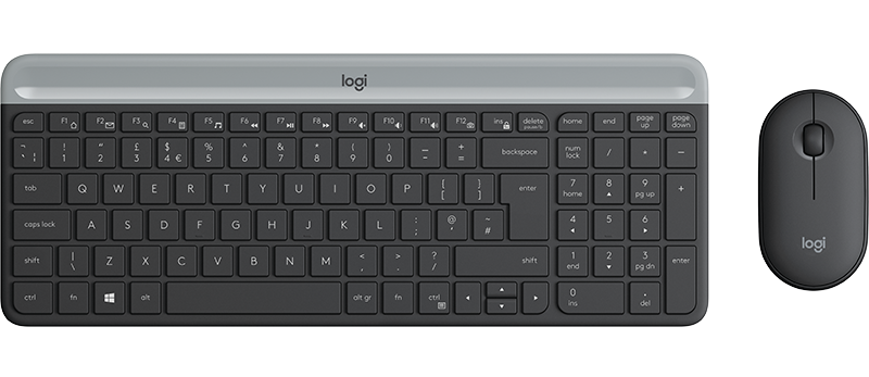 bælte fascisme rysten Logitech Slim Combo MK470 in hands-on review: Quiet, wireless  keyboard-mouse set for mobile and stationary use - NotebookCheck.net Reviews
