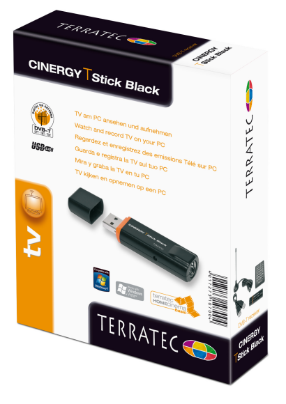 Terratec T5 Dual DVB-T USB Stick – Ricevitore TV Con 2 Sintonizzatori, Diversity, Telecomando E Software Per Windows