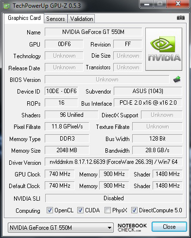 Review Asus N53SN X5MSN Notebook NotebookCheck Reviews