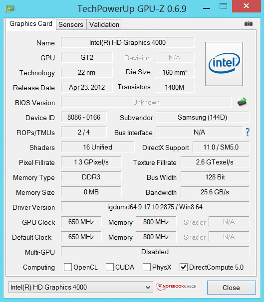 intel gma 4000