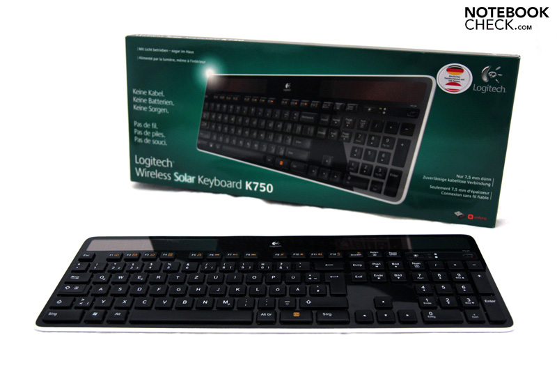 Logitech Wireless Solar Keyboard K750 - NotebookCheck.net Reviews