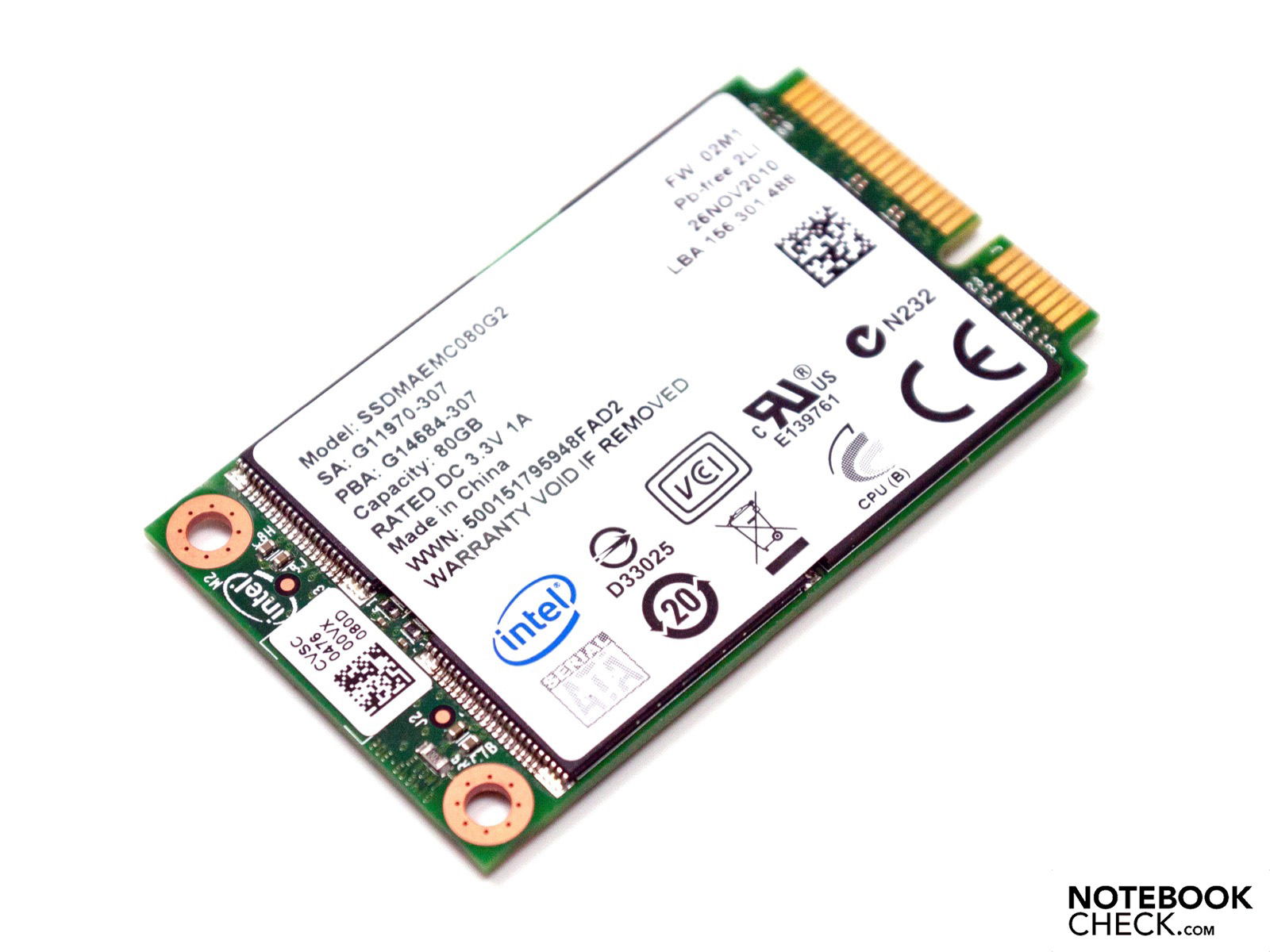 convenience Picket Fold Review Intel Series 310 Solid State Drive (SSD, 80 GB, mSATA) -  NotebookCheck.net Reviews