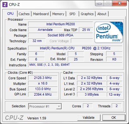 intel pentium p6200 ethernet drivers