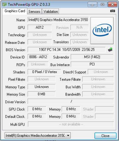 Intel graphics media accelerator