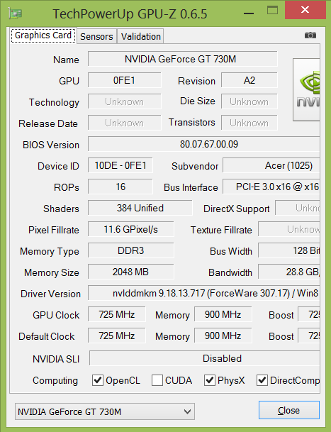 Драйвера на видеокарту nvidia 730. NVIDIA gt 730 в GPU-Z. GEFORCE gt 730 gpuz. Gt 640m GPU Z. GPU Z 730.