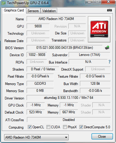 amd radeon hd 7340 gpu