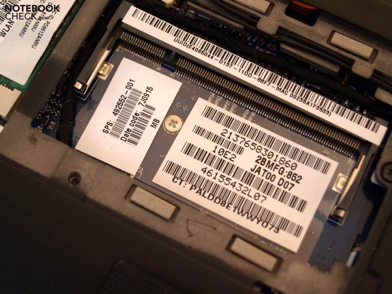 Scan ram slots