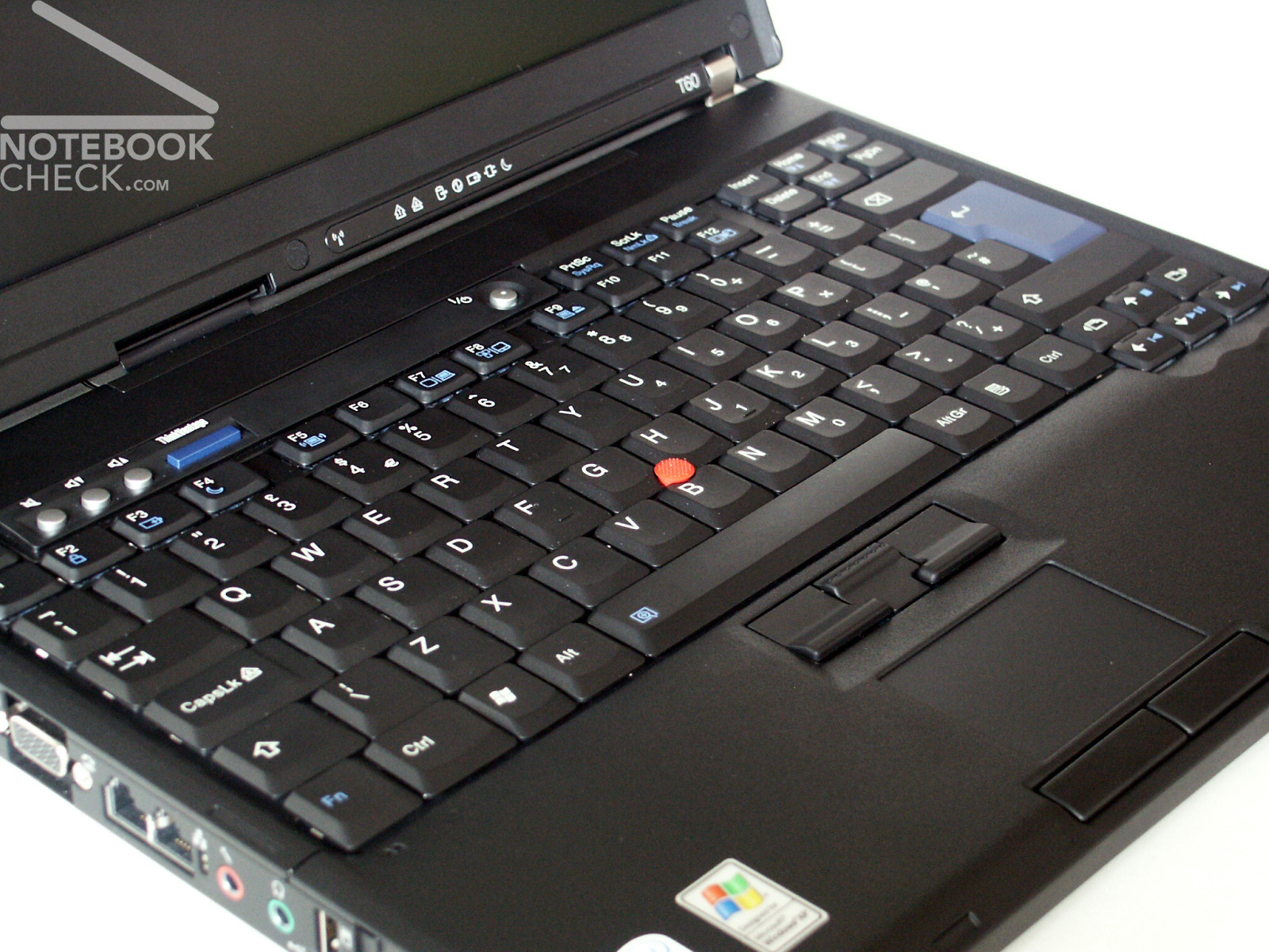 Review IBM/Lenovo Thinkpad T60 - NotebookCheck.net Reviews