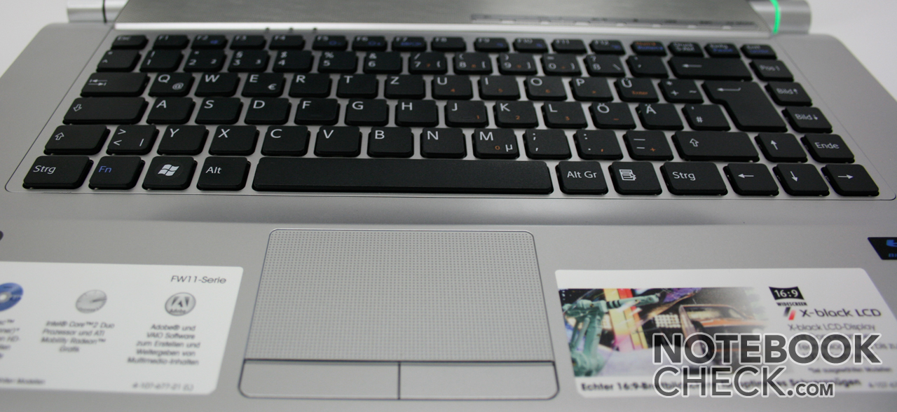 Review Sony Vaio Vgn Fw11m Notebook Notebookcheck Net Reviews