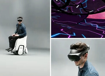 The Honda XR Mobility Experience combines the UNI-ONE wheelchair with VR goggles. (Source: Honda)