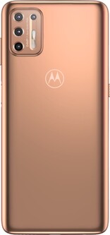 Moto G9 Plus in blush gold