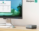 The DeskMini UM700 with Manjaro Linux should ship in February. (Image source: MINISFORUM)