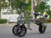 The Afreda S6 Pro is a reverse 3-wheel e-bike, with the structure giving the pedelec stability. (Image source: Afreda)