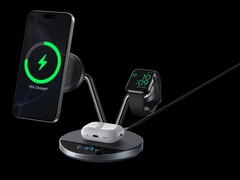 The Anker 3 in 1 Prime Wireless charging station offers a maximum power output of 35 W (Image source: Anker)