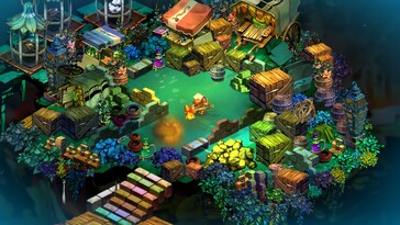 Pictured: A gameplay screenshot from Bastion.