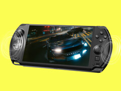 The GPD prototype pictured resembles a new Win gaming handheld like the Win 4 2025 pictured here. (Image source: GPD)