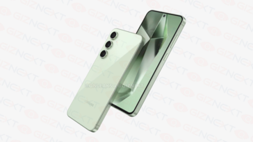 Samsung Galaxy S24 FE design (image via Giznext)