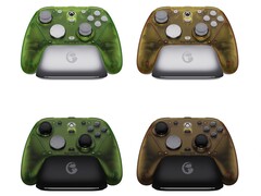 The new GameSir G7 Pro faceplates have a translucent design.