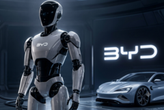 Official: BYD Xiao Di AI robot competes against AI robots such as Tesla Optimus, Xpeng Iron, and Chery Aimoga (stock image).