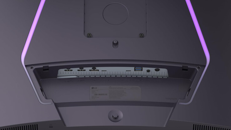 The LG UltraGear 37G800A also contains an adjustable stand and 100 x 100 mm VESA mount for third-party stands or wall mounting. (Image source: LG)