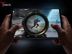 Lime green will reportedly be the third color option for the tablet. Pictured: a promo picture showing a game running on the tab.