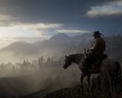An image showing Arthur Morgan on his horse in Red Dead Redemption 2.
