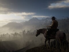 An image showing Arthur Morgan on his horse in Red Dead Redemption 2.