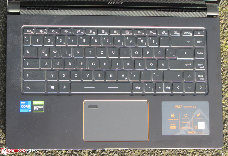 MSI Summit E15 laptop review Advance into the premium business