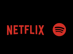 Netflix and Spotify team up to bring video podcasts to streaming audiences in 2026. (Image Source: Netflix, Spotify with edits)
