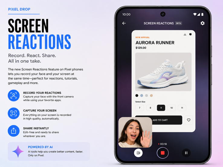 Screen Reactions is the star of the show.