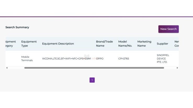 The Find N6 listed on IMDA. (Image source: TheTechOutlook)