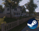 An ingame screenshot with the Steam logo overlaid on top.