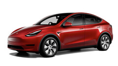 The right-hand drive version of the Model Y has arrived in Australia and Japan (image: Tesla AU)