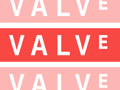 Valve's new feature could help creators embed "User Polls" inside Events and Announcements for their audiences. Pictured - Valve logo. (Image source: Valve - edited)