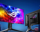 The ROG Swift OLED PG27AQDP will replace the PG27AQDM, pictured. (Image source: ASUS)