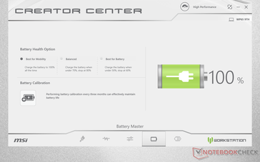 Battery charging options similar to what the Dell Power Manager software offers